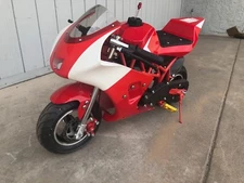 Brand New High Performance 4 Stroke 40cc Mini Pocket Bike MT4 RED