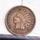 1909 Indian Cent - VF (#57475-L)