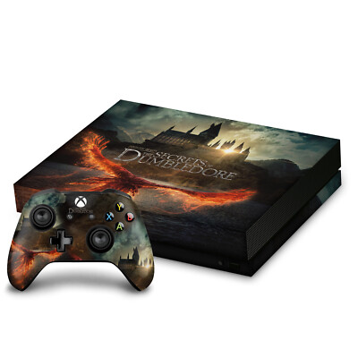 FANTASTIC BEASTS: SECRETS OF DUMBLEDORE KEY ART VINYL SKIN FOR XBOX ONE X BUNDLE
