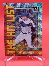 Corey Seager 2022 Donruss THL-12 The Hit List Silver 130/349 Texas Rangers