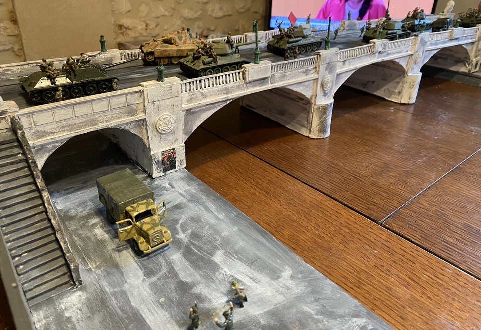 PARTIE C DIORAMA BUILDING RUINE BERLIN 1945 WW2 1/72 (352) - Photo 2/4