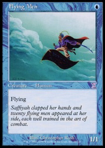 MTG FLYING MEN PLAYED - FLIEGENDE MÄNNER - TSP - MAGIC