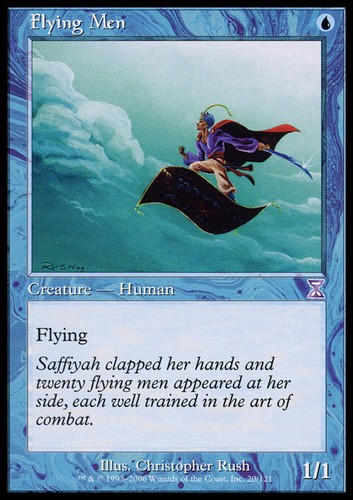 MTG FLYING MEN PLAYED - FLIEGENDE MÄNNER - TSP - MAGIC