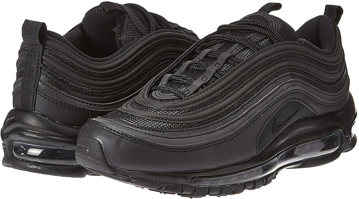 Nike Air Max 97 Triple Black Retro Low Top Sneakers Men | eBay