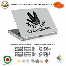 Star trek enterprise spock long life notebook tablet sticker print pvc croped