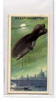 (Ja4539-100) Wills Schraubstock Regal, Luftfahrt (schwarz), British Dirigible, 1910 #25