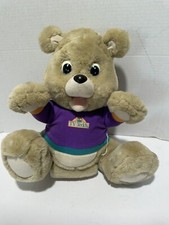 VINTAGE 1993 T.V. TV TEDDY INTERACTIVE PLUSH BEAR ONLY RUXPIN toy shoot the moon