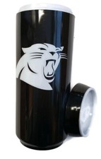 NFL Carolina Panthers Travel Mug Cup 16 oz Can Style Hot Cold Screw Lid Tumbler