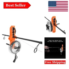 Patented Compact Line Spooling Tool for Spinning & Casting Reels | No Line Tw...