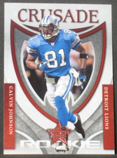Calvin Johnson 2007 Leaf Rookies Stars Crusade Rookie #RC11 (358/1000) Lions