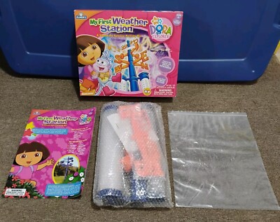 Vintage 2008 Dora The Explorer My First Weather Station Science Activity Kit