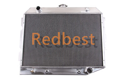 4Row Aluminum Radiator For Dodge Challenger 68-74 Charger Mopar Small Block 26''W