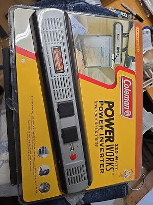 #ad Coleman 150 Watts Power Works Power Inverter 12 Volt AC amp; USB Portable Power $17.59