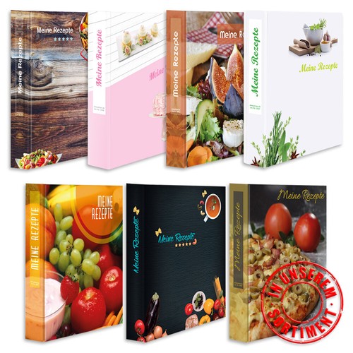 PRICARO Rezeptordner "Bunte Zutaten" A5 1 Stück Ringbuch Ordner für DIY Rezepte - Bild 6 von 6