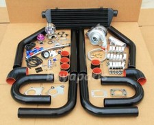 T3t4 Turbo Charger Wastegate Black Intercooler U Pipe Couplers Combo Kit