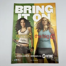 Weeds and The Big C TV Series Premier 2011 Promo Print Ad 8"x11" AD ONLY