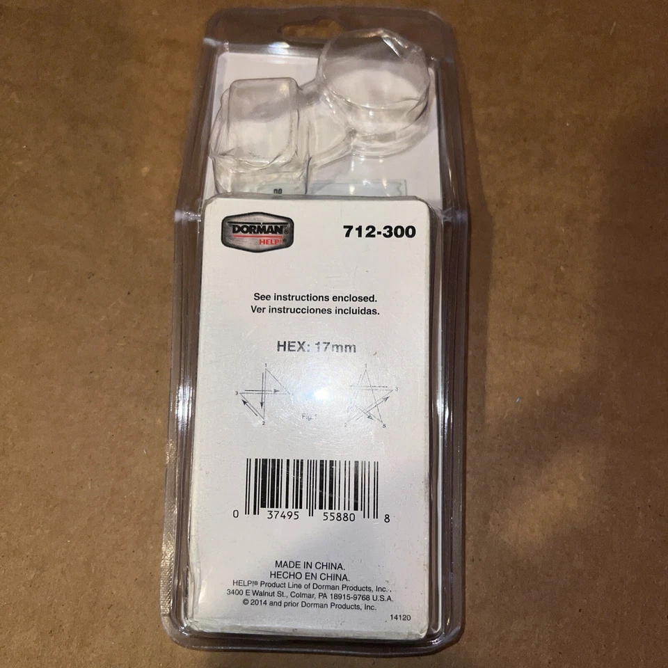 Dorman 712-300 - Juego de 4 cono de rueda de asiento delantero, M12-1.50, F+S Foto 2 de 3