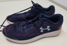 Under Armour Charged Pursuit 2 Girls Size 5 Youth Blue Pink Shoes Sneakers