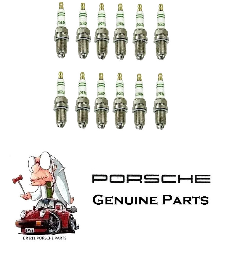 Porsche 911 964 993 Set of 12 Spark Plug Bosch 7403 99917018390 999 170 183 90