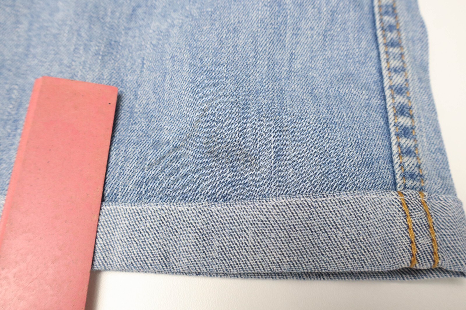LEVI'S 511 Jeans Men's W31/~L27 Light Blue Denim Whiskered Faded Zip Fly thumbnail 10