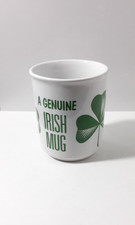 Ceramic A Genuine Irish Mug Coffee Tea Shamrock Pattern Made In England