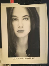 Caroline Dhavernas original vintage talent agency headshot photo with credits