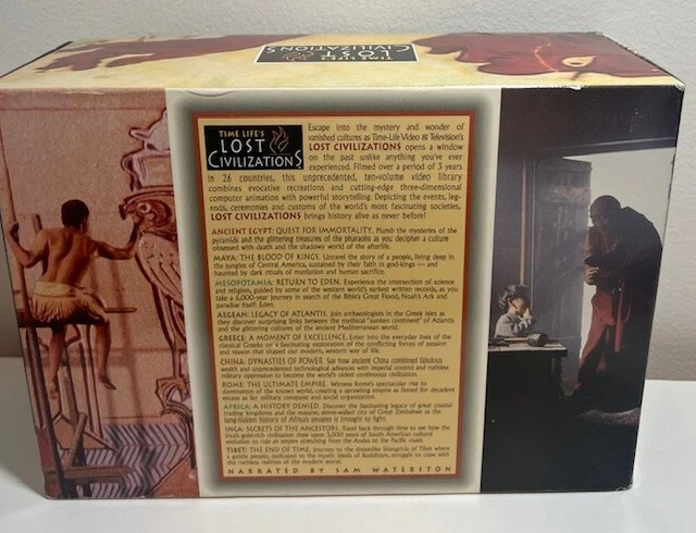 1995 | Time Life's : Lost Civilizations 'Sealed' VHS Box Set | 10 Tapes - Image 2 of 4