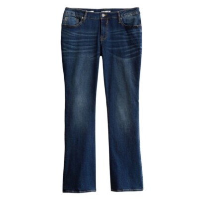 Vigoss Jagger Bootcut Jean Indigo Blue New with Tags 14 W 32'' Inseam Stretch