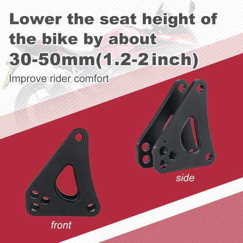 1 Set Adjustable Lowering Links Suspension Mount Fit For Honda CB500X 2013-2018 - Picture 2 of 15