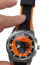 Festina Chronograph Wrist Watch Stainless Steel, Water Resistant, Needs Battery