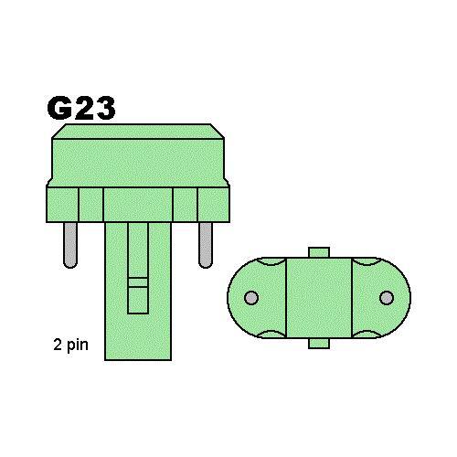 Sylvania 21275 / 20307 CF7DS/850/ECO CFL 7W T4 2-Pin G23 5000k Natural White