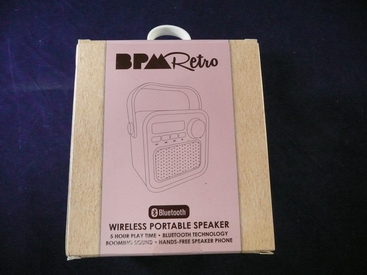 bpm retro wireless portable speaker