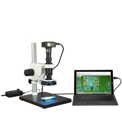 OMAX Zoom 7X-112.5X Industrial Inspection 5MP USB 3.0 Microscope+144 LED Light