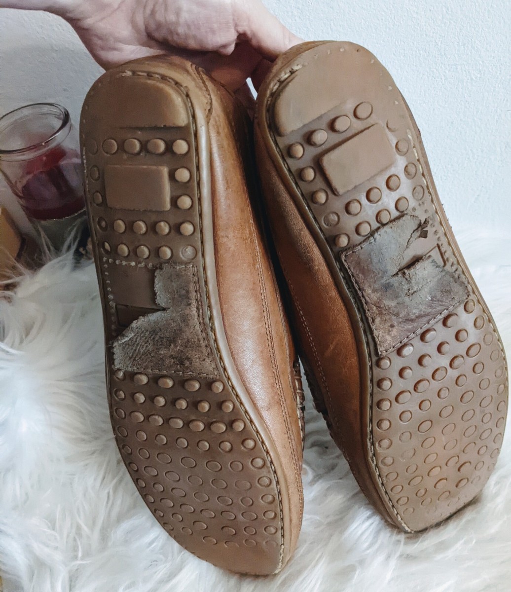 ALLEN EDMONDS Interstate 90 Tan Leather Slip On Loafer