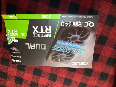 ASUS Dual GeForce RTX 3060 OC V2 12GB GDDR6 Graphics Card