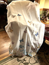 1piece Butterfly Sheer Curtain, Livingroom Bedroom Window Curtain 70w X 72  L New