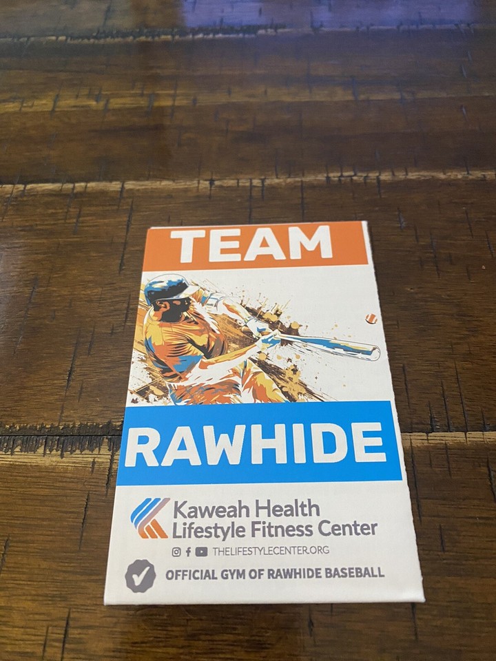 Visalia Rawhide 2024 California League Pocket Schedule eBay