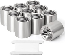 10PCS 304 Stainless Steel Cast Pipe Fitting, Coupling, 3/4" X 3/4" NPT Female Th