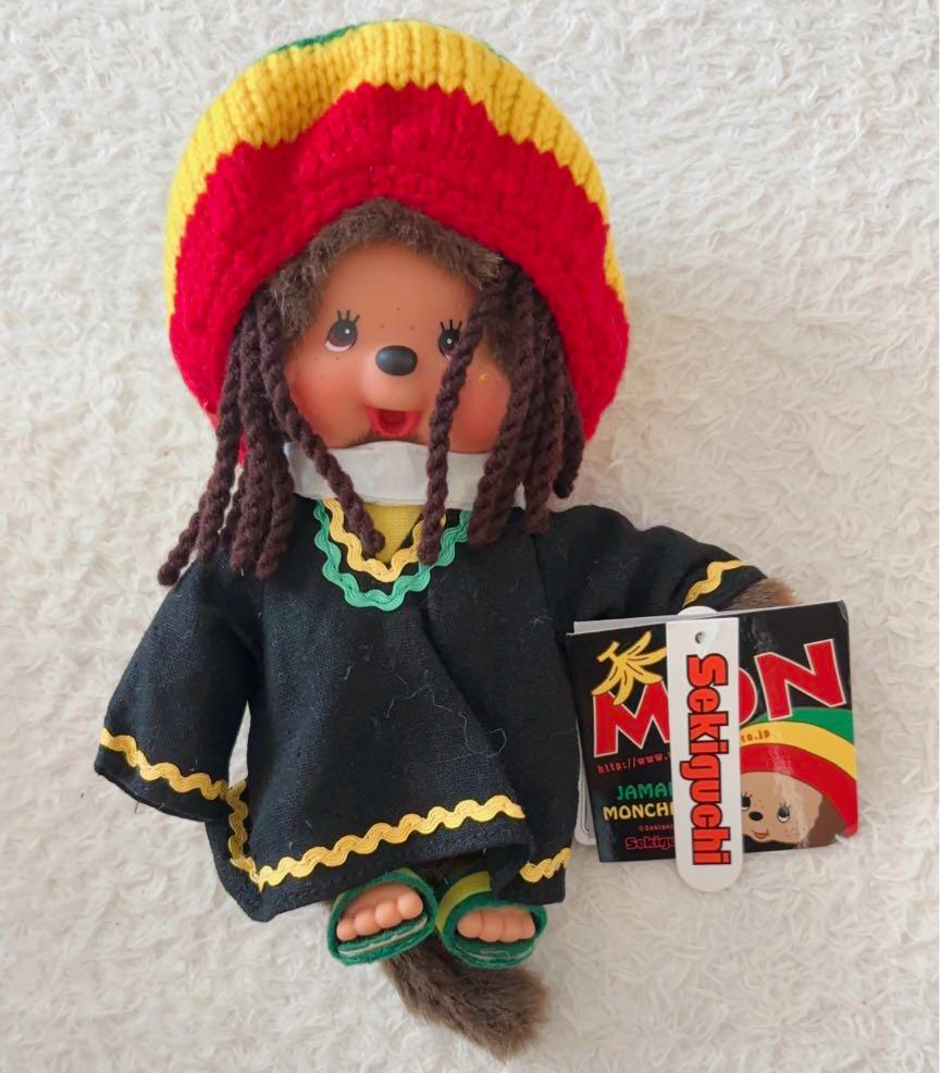 Sekiguchi Monchhichi Jamaica Black S Size Doll | eBay