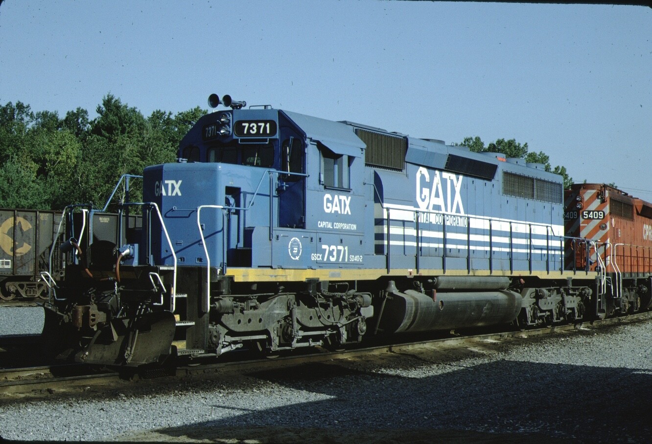 GATX EMD SD40-2 Kodachrome original Kodak slide | eBay