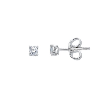 OHRRING NATÜRLICHER DIAMANT LICHTPUNKT 0,20 KARAT GESAMT