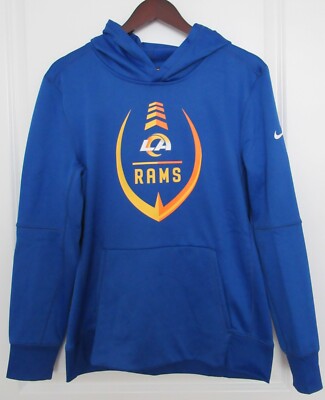 Los Angeles Rams Nike Hoodie Sweatshirt Therma Fit Youth Size
