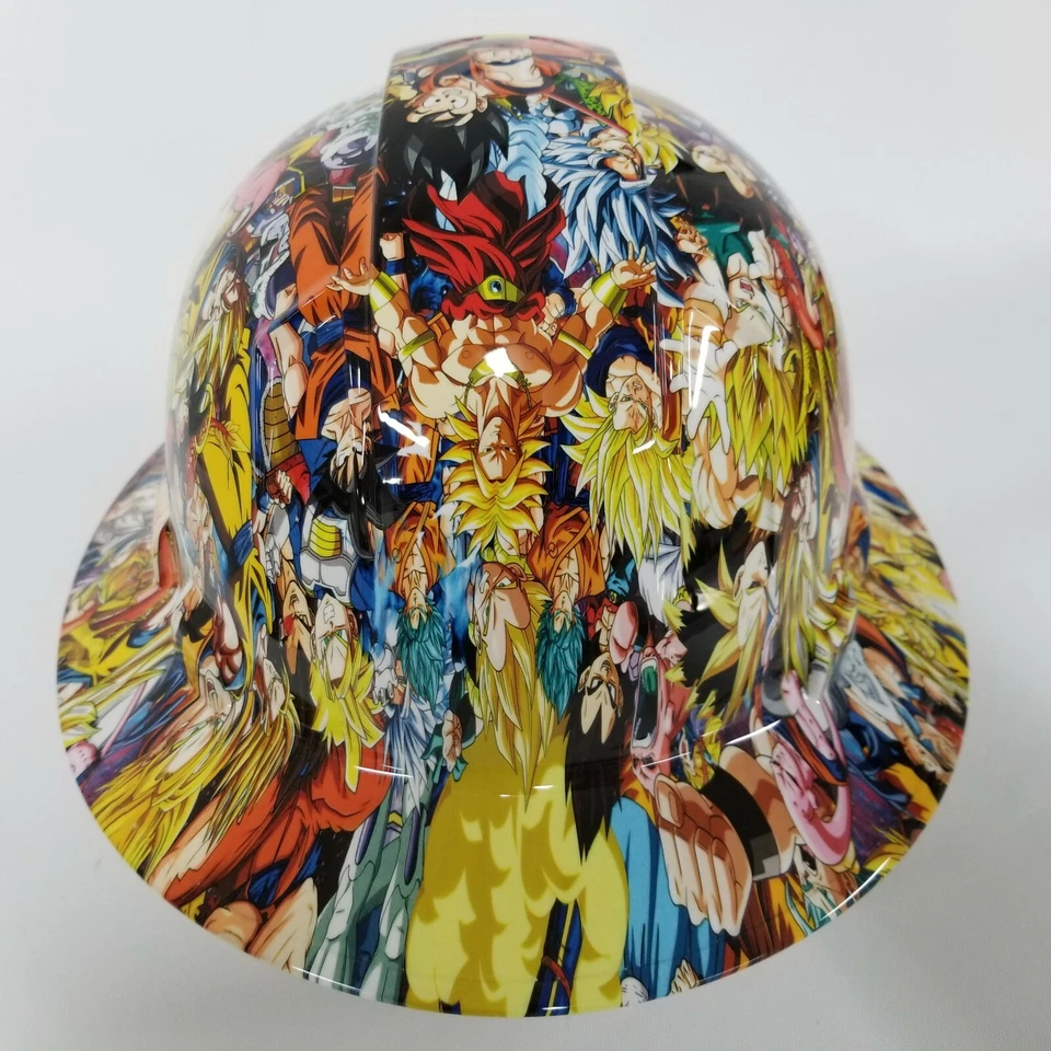 Sombrero duro Pyramex ala completa personalizado DRAGON BALL ADULTO hidro sumergido Foto 4 de 4