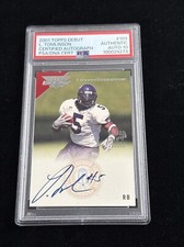 2001 Topps Debut Ladainian Tomlinson RC /499 PSA AUTO 10 TCU San Diego Rookie