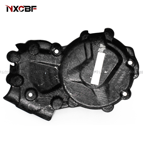 BMW S1000XR 2015-2019 fibra de carbono lateral motor alternador carcasa carenado - Imagen 4 de 8