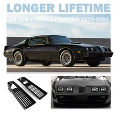 For 1979-1981 1980 Pontiac Firebird Trans Am Front Bumper Grille Grill Cover Set For 1979-1981 1980 Pontiac Firebird Trans Am Front Bumper Grille Grill Cover Set