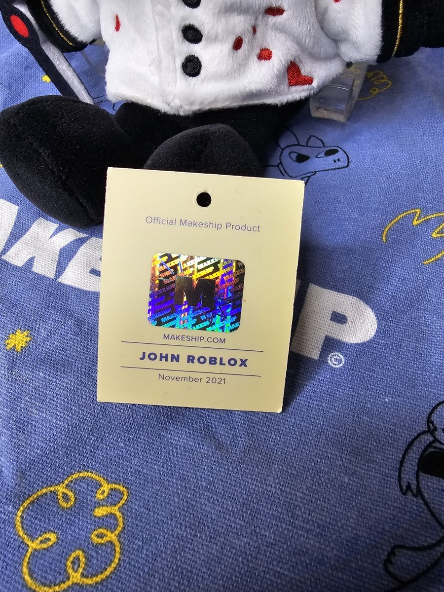 RARE HTF Makeship GDI Plush By John Roblox Gamer Only 319 Made