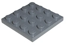 LEGO 4x4 Dark Bluish Gray Plate 10 Pieces 3031 BRAND NEW Grey