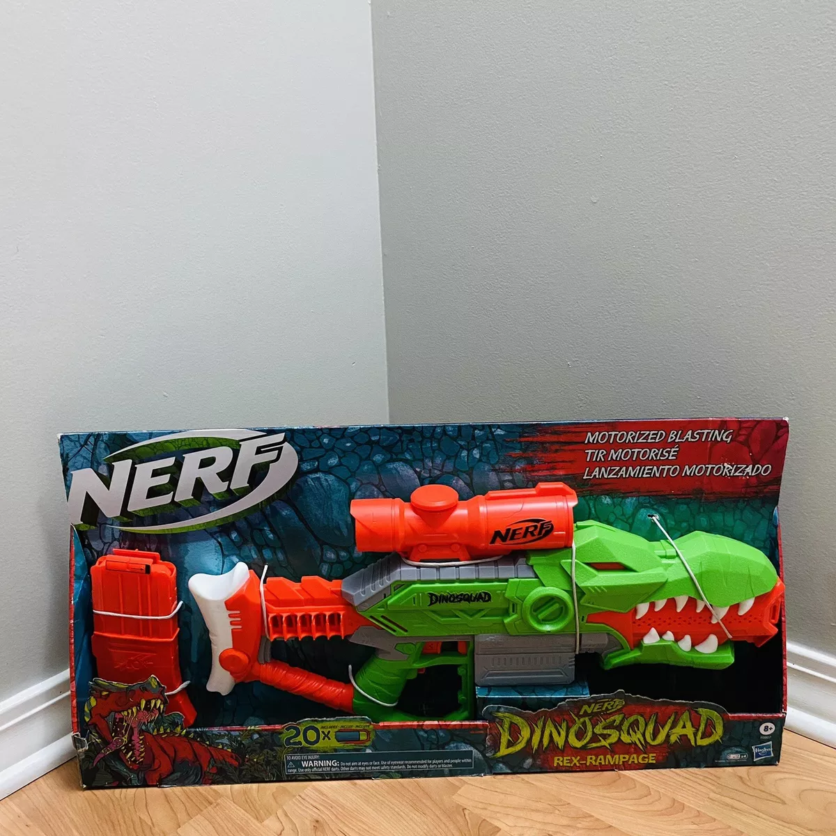 Nerf DinoSquad Rex-Rampage Motorized Dart Blaster