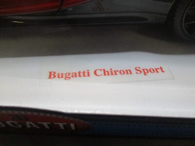 Burago 1/18 - Bugatti Chiron Sport Rouge Et Noir - Réf 18-11044 - Occasion